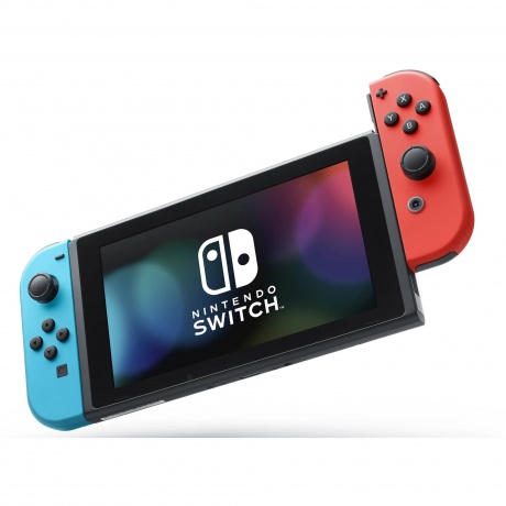 Игровая приставка Nintendo Switch Oled Neon Red-Blue - фото 5
