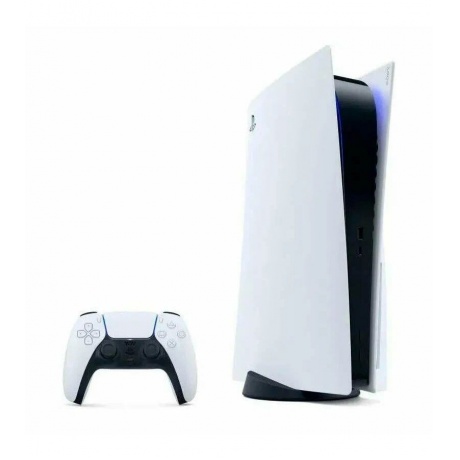 Игровая консоль Sony PlayStation 5 Blue-Ray 825Gb White + доп контроллер CFIJ-10011A / CFI-1200A - фото 1