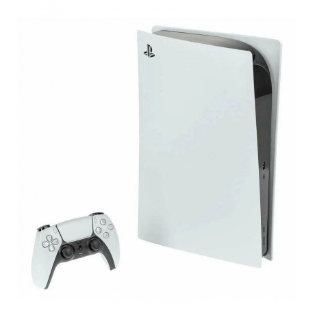 Игровая консоль Sony PlayStation 5 Blue-Ray 825Gb White + доп контроллер CFIJ-10011A / CFI-1200A - фото 2