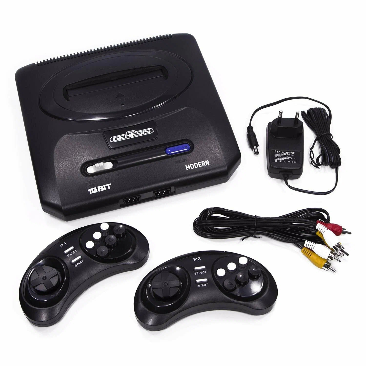 Игровая приставка SEGA Retro Genesis MODERN WIRELESS (300 игр, 2  беспроводных джойстика) – купить в Москве | интернет-магазин KotoFoto.ru