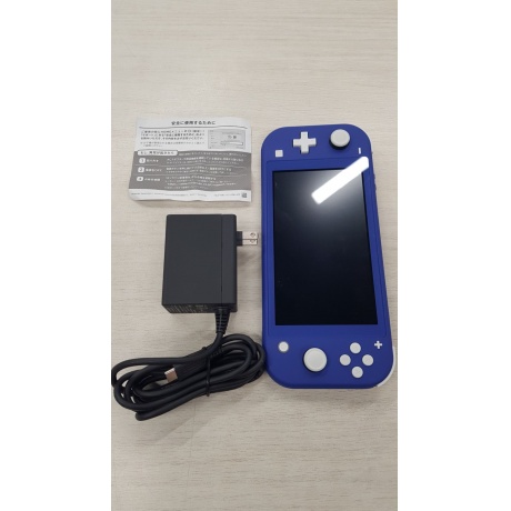 Игровая консоль Nintendo Switch Lite Blue хорошее состояние - фото 2