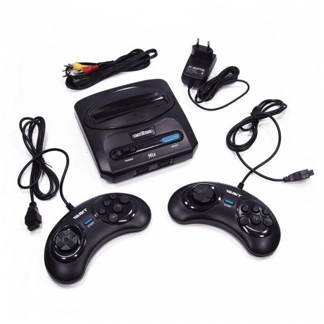 

Игровая консоль Retro Genesis Mix (8+16Bit) черный в комплекте: 470 игр