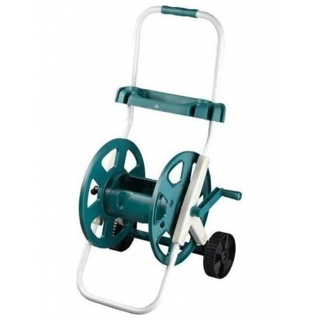 

Катушка для шланга RACO для шлангов 60 м х 1/2, усиленные колеса, стальные опоры и рукоятка, пластиковый корпус (4260-55/584)