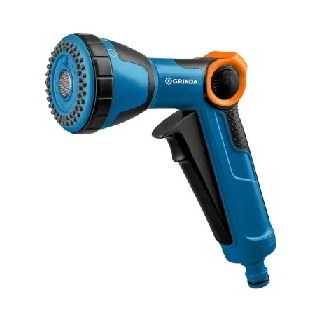 Пистолет поливочный GRINDA X-S, с регулятором напора, душевой, 4...