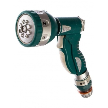 

Пистолет поливочный RACO 341C, 1/2, 8 режимов, с соединителем металлический с TPR (4256-55/341C)