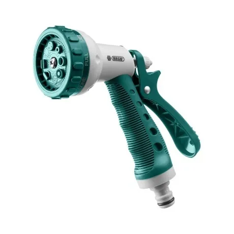 Пистолет поливочный RACO 508C, 8 режимов, курок сзади, пластиков...