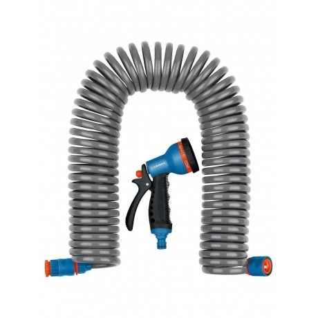 

Набор поливочный GRINDA спиральный шланг 3/8 x 15 м, пистолет-распылитель, адаптеры, PROLine (428495)