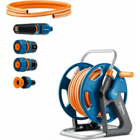 Набор поливочный 4 предмета GRINDA HRK-25, шланг 25м x 1/2?, ста...