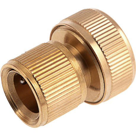 Соединитель латунный быстросъемный для шланга PALISAD 66260, 3/4" - фото 5