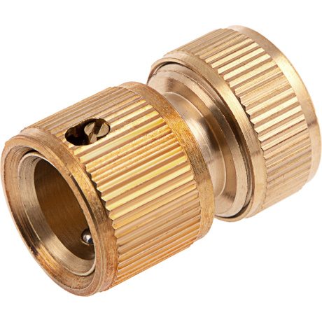 Соединитель латунный быстросъемный для шланга PALISAD 66264, 1/2" - фото 9