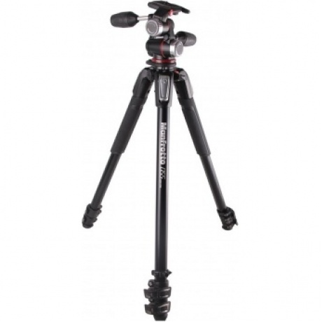 Штатив Manfrotto 055 ALU 3-S KIT 3W HEAD MK055XPRO3-3W - фото 2