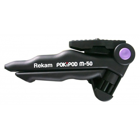 Штатив карманный Rekam Pokipod M-50 настольный черный пластик (100гр.) - фото 1