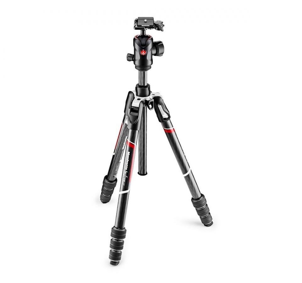 штатив manfrotto mt190x3 Штатив Manfrotto Befree GT MKBFRTC4GT-BH Carbon Black