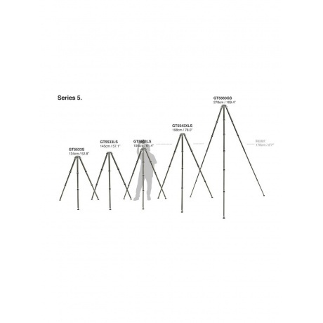 Штатив Gitzo GT5563GS Systematic 5 giant серия, 6 секции - фото 11