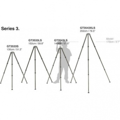 Штатив Gitzo GT3543XLS Systematic 3 XL серия, 4 секции - фото 9