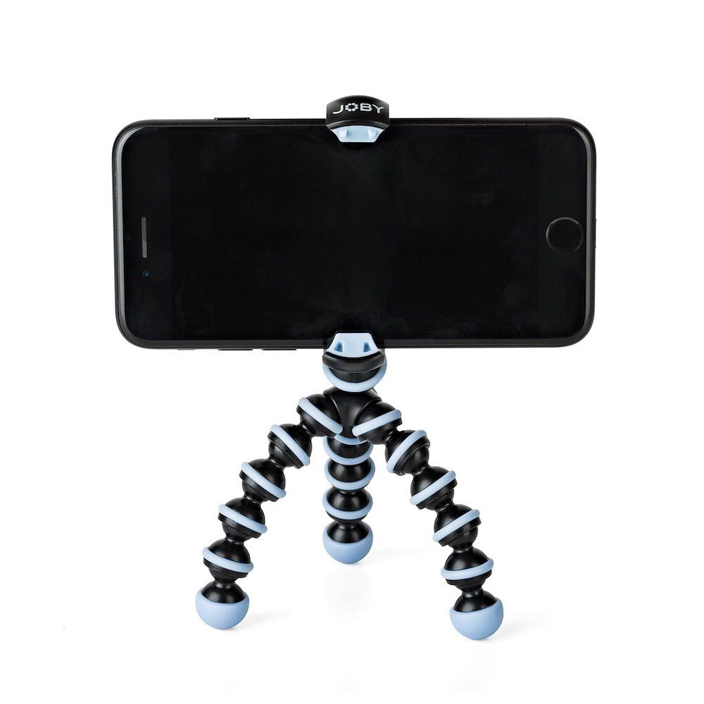штатив joby gorillapod 500 черный Штатив Joby GorillaPod Mobile Mini для смартфона, черный/синий (JB01518)