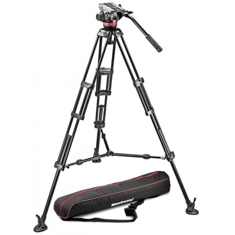 Видеокомплект Manfrotto MVH502A,546BK-1 (штатив+головка) черный