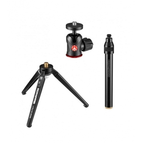 Штатив настольный Manfrotto + головка 209,492LONG-1 черный - фото 3