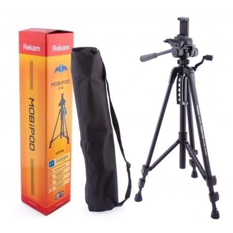 Штатив Rekam MOBIPOD E-140 универсальный черный (890гр.) - фото 7