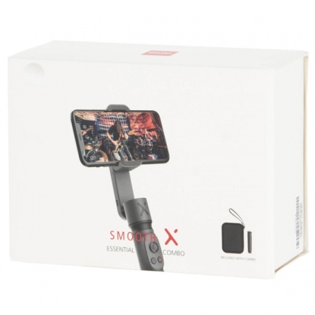 Стабилизатор Zhiyun Smooth-X Essential Combo стабилизатор SMX для смартфона в комплекте миништативом и кейсом, цвет белый (SM108) - фото 12