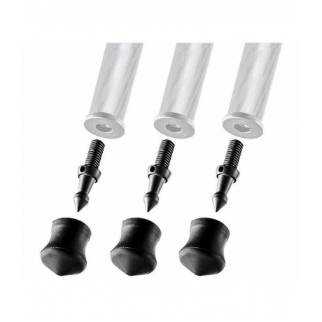 Резиновая ножка с коротким шипом Gitzo GSF30S 30мм, 3шт