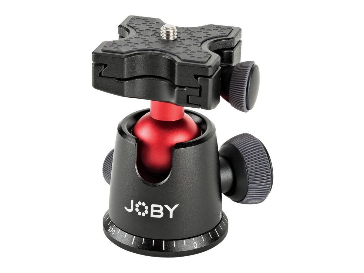 штативная головка joby ballhead 3k pro jb01568 3кг 190г Штативная голова Joby BallHead 5K черный/красный (JB01514)