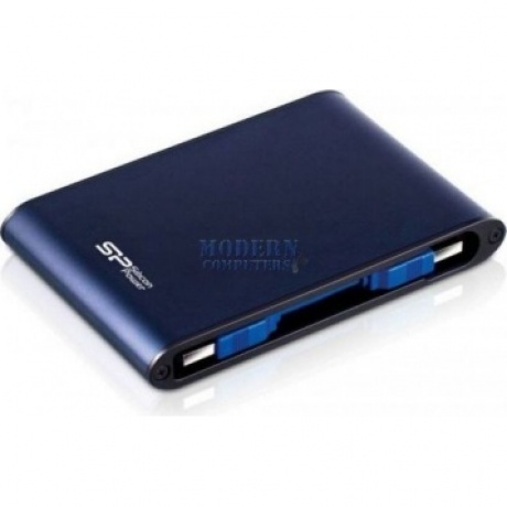 Внешний HDD Silicon Power Armor A80 2Tb Blue (SP020TBPHDA80S3B) - фото 2