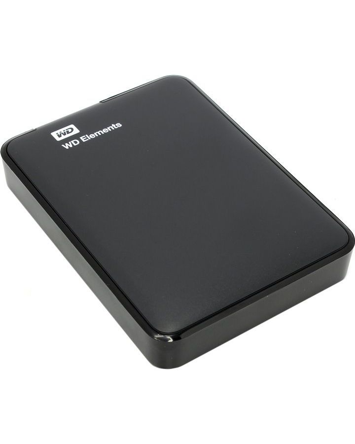 Внешний HDD WD Elements Portable 1Tb Black (WDBUZG0010BBK-WESN) внешний жесткий диск 1tb wd elements portable wdbuzg0010bbk wesn 2 5 usb 3 0 black