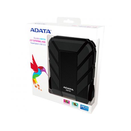 Внешний жесткий диск A-Data DashDrive Durable HD710 1Tb (AHD710-1TU3-CBK) - фото 2