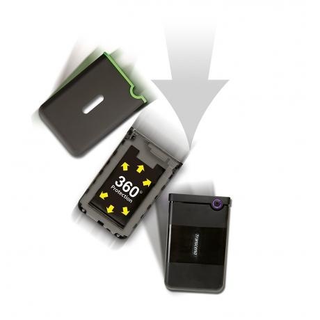 Внешний HDD Transcend StoreJet 25M3 1Tb Grey (TS1TSJ25M3S) - фото 4