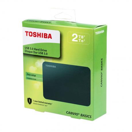 Внешний HDD Toshiba Canvio Basics 2Tb (HDTB420EK3AA) - фото 8