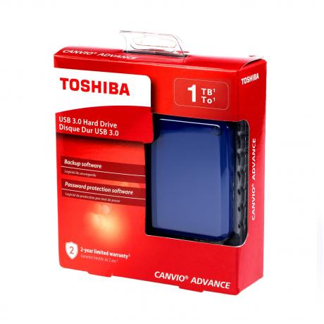 Внешний HDD Toshiba Canvio Advance 1Tb Blue (HDTC910EL3AA) - фото 6