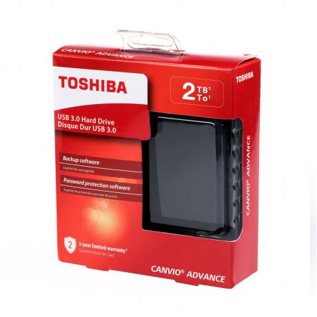 Внешний HDD Toshiba Canvio Advance 2Tb Black (HDTC920EK3AA) - фото 6