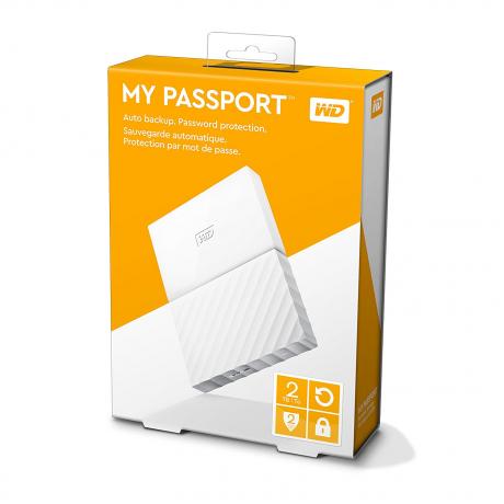 Внешний HDD WD My Passport 2Tb White (WDBLHR0020BWT-EEUE) - фото 7