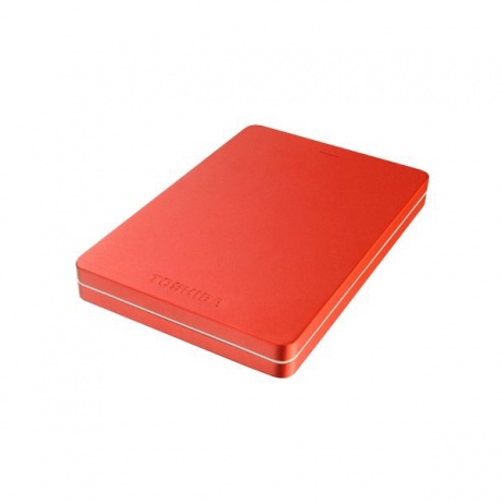 Внешний HDD Toshiba Canvio Alu 1Tb Red (HDTH310ER3AB) - фото 2