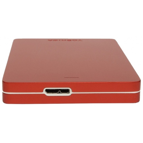 Внешний HDD Toshiba Canvio Alu 1Tb Red (HDTH310ER3AB) - фото 3
