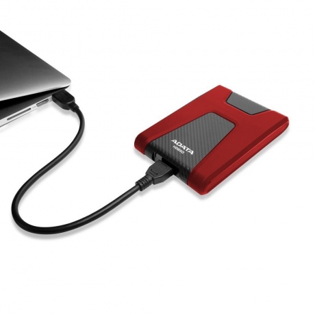Внешний HDD A-DATA 2TB HD650 25&quot; USB 3.1 красный (AHD650-2TU31-CRD) - фото 6