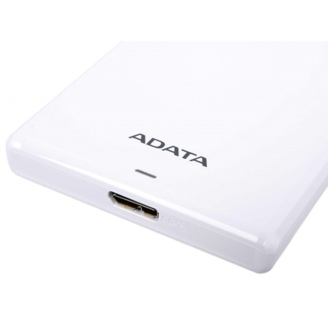 Внешний HDD A-DATA 2TB HV620S 25&quot; USB 3.1 Slim белый (AHV620S-2TU31-CWH) - фото 6