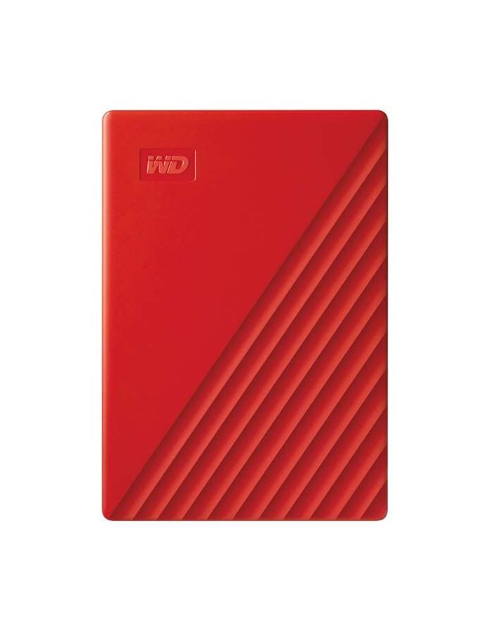 Внешний HDD WD My Passport 4Tb Red (WDBPKJ0040BRD-WESN) жесткий диск wd usb 3 0 4tb wdbpkj0040bbk wesn my passport 2 5 черный