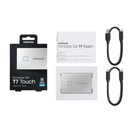 Внешний SSD Samsung T7 Touch 500Gb (MU-PC500S/WW) - фото 18