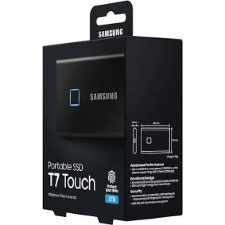 Внешний SSD Samsung T7 Touch 2Tb (MU-PC2T0K/WW) - фото 17