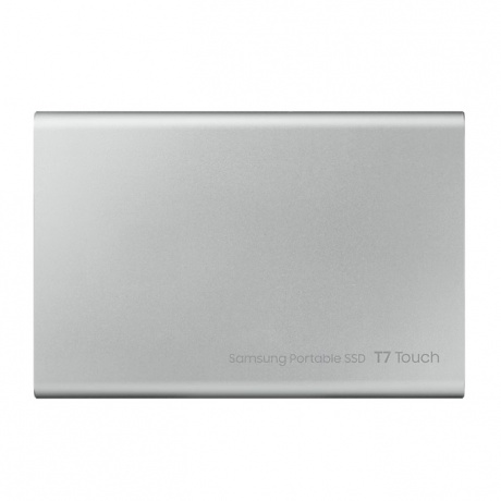 Внешний SSD Samsung Portable SSD T7 Touch 2 ТБ Type-C Silver Retail (MU-PC2T0S/WW) - фото 2