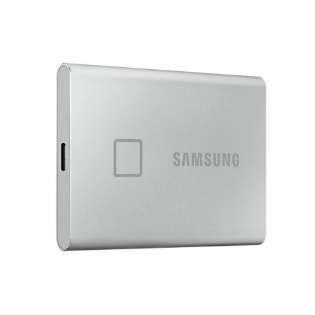 Внешний SSD Samsung Portable SSD T7 Touch 2 ТБ Type-C Silver Retail (MU-PC2T0S/WW) - фото 13