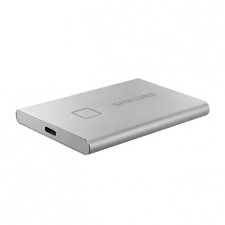 Внешний SSD Samsung Portable SSD T7 Touch 2 ТБ Type-C Silver Retail (MU-PC2T0S/WW) - фото 23