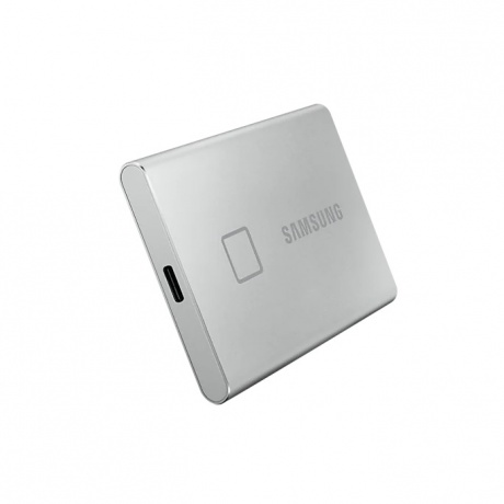 Внешний SSD Samsung Portable SSD T7 Touch 2 ТБ Type-C Silver Retail (MU-PC2T0S/WW) - фото 24