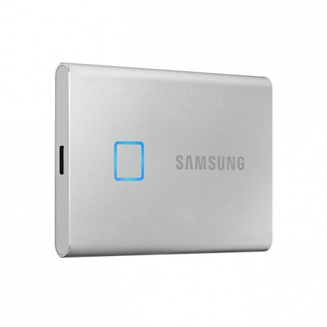 Внешний SSD Samsung Portable SSD T7 Touch 2 ТБ Type-C Silver Retail (MU-PC2T0S/WW) - фото 26