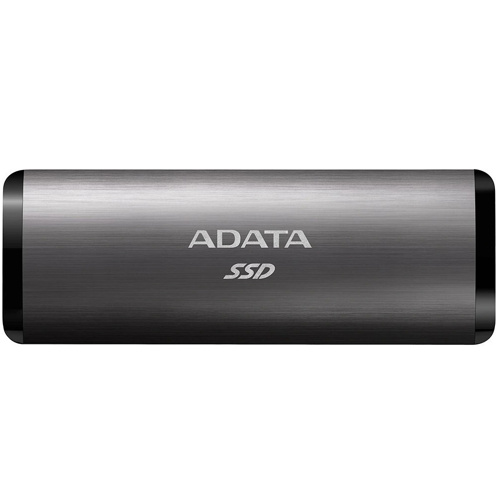 Внешний SSD A-Data SE760 1Tb (ASE760-1TU32G2-CTI) Titanium внешний жесткий диск a data 2tb black ase760 2tu32g2 cti