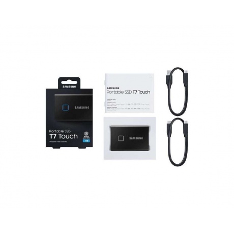 Внешний SSD Samsung T7 Touch 1Tb (MU-PC1T0K/WW) Black - фото 7