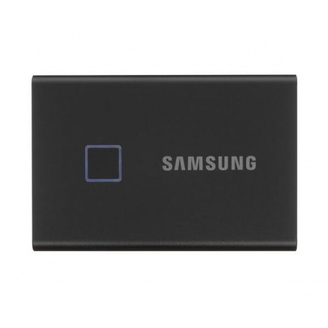 Внешний SSD Samsung Portable SSD T7 Touch 2 ТБ black (MU-PC2T0KWW) - фото 1