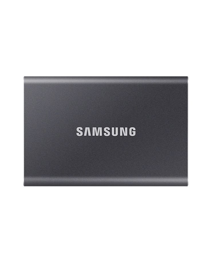 Внешний SSD Samsung 500Gb T7, PCIe USB3.2/Type-C Titan Grey (MU-PC500T/WW) внешний ssd samsung t7 touch 500gb mu pc500s ww